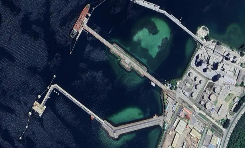 Jetty extension, Sapangar Bay Oil Terminal